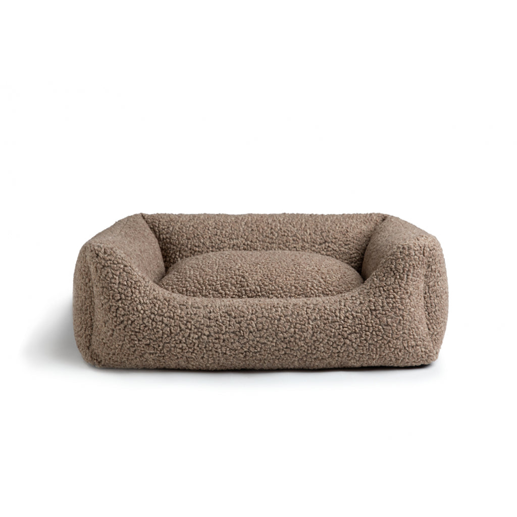 Hundebett HENRI Bouclé Wolle NATURAL BROWN - 2.8 designs for dogs