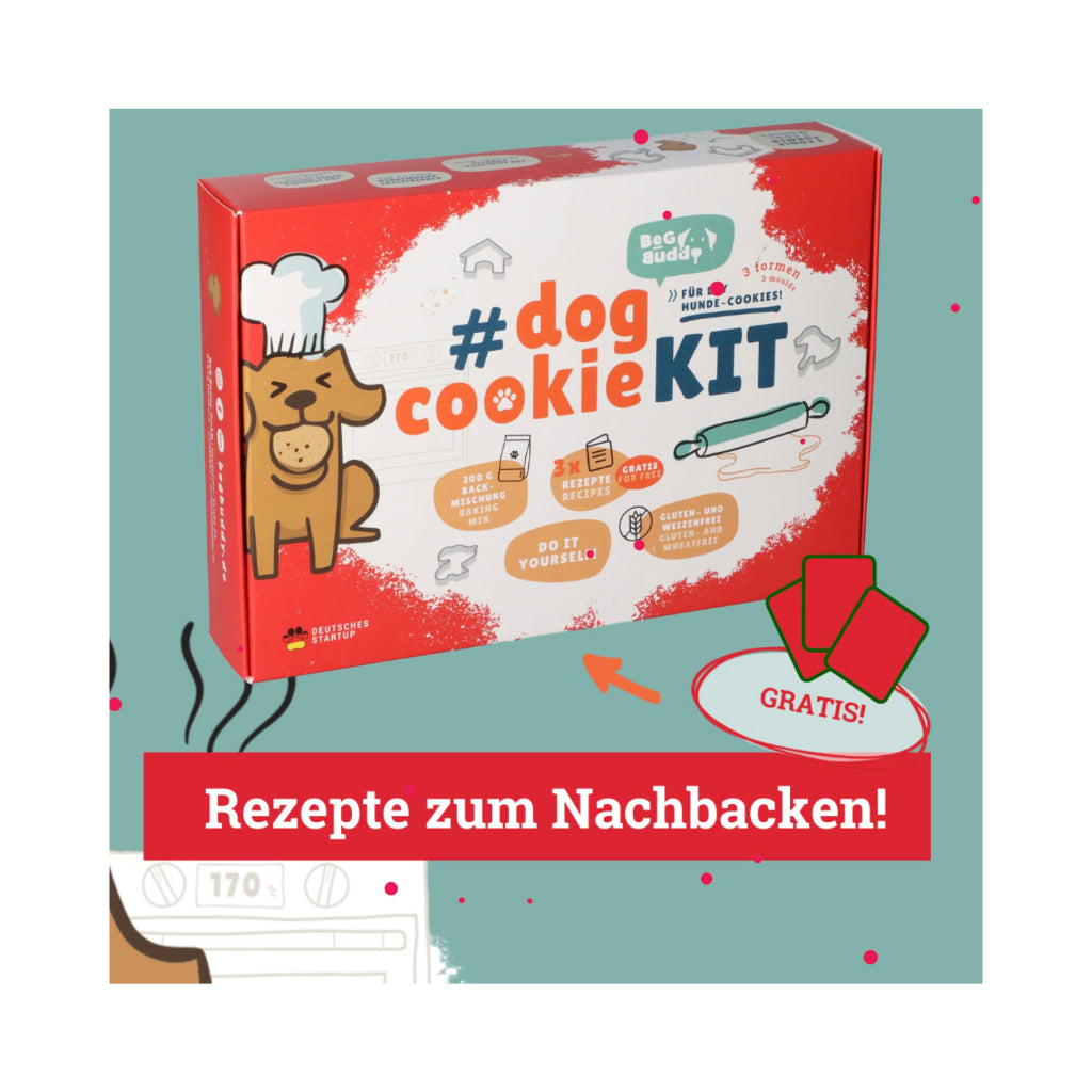 Cookie Kit für Hundekekse DIY inkl. Rezepte - BeG Buddy