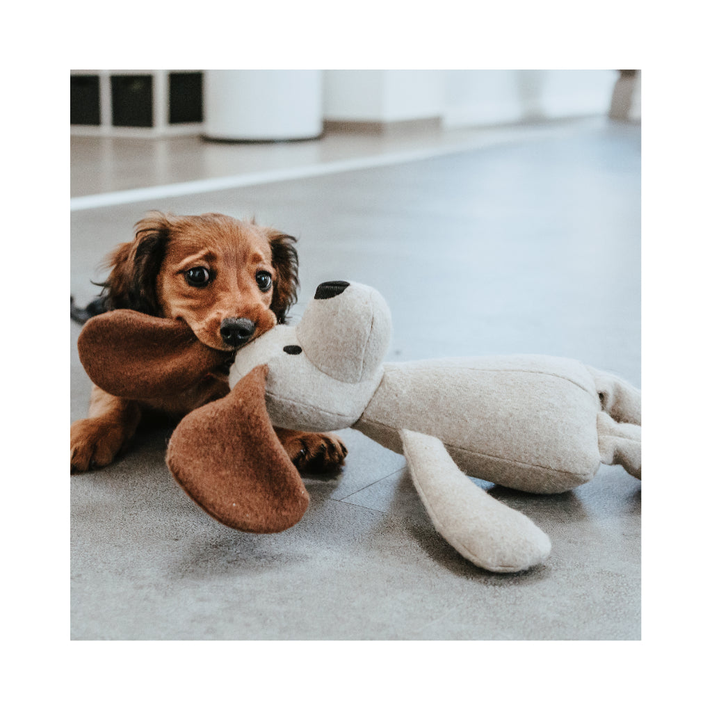 Hundespielzeug Marle Hund 35 cm upgecycelt
