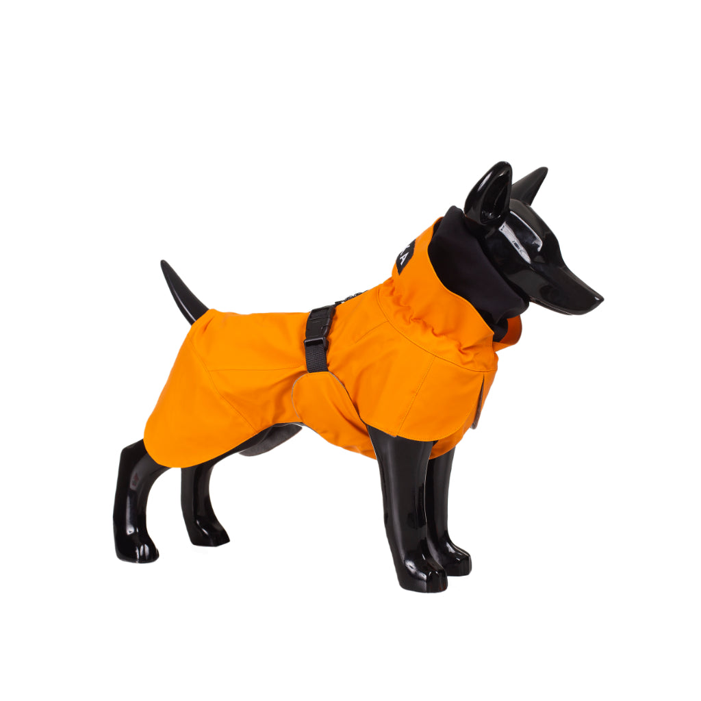 Hunderegenmantel Raincoat Recovery Orange reflektierend - PAIKKA